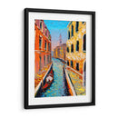Canales de Venecia - Color Strokes | Cuadro decorativo de Canvas Lab