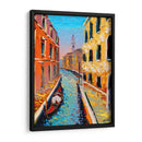 Canales de Venecia - Color Strokes | Cuadro decorativo de Canvas Lab