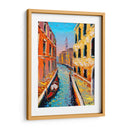 Canales de Venecia - Color Strokes | Cuadro decorativo de Canvas Lab