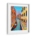 Canales de Venecia - Color Strokes | Cuadro decorativo de Canvas Lab