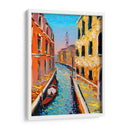 Canales de Venecia - Color Strokes | Cuadro decorativo de Canvas Lab