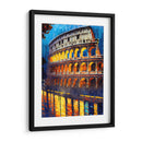 Coliseo de Noche - Color Strokes | Cuadro decorativo de Canvas Lab