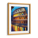 Coliseo de Noche - Color Strokes | Cuadro decorativo de Canvas Lab