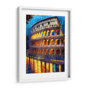 Coliseo de Noche - Color Strokes | Cuadro decorativo de Canvas Lab
