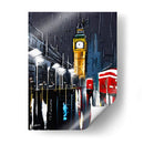 Lluvia en Londres  - Color Strokes | Cuadro decorativo de Canvas Lab