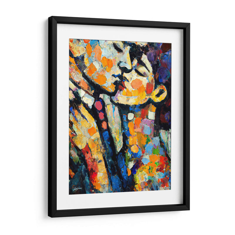 El Beso Colores - Color Strokes | Cuadro decorativo de Canvas Lab