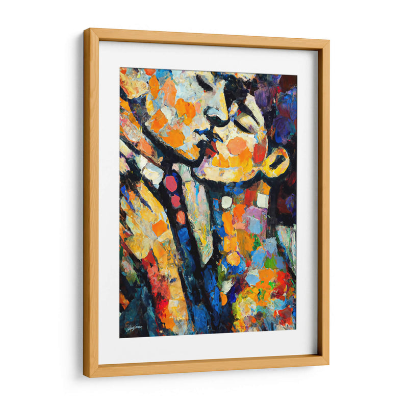 El Beso Colores - Color Strokes | Cuadro decorativo de Canvas Lab