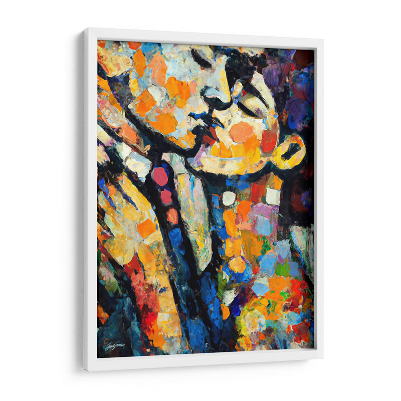 El Beso Colores - Color Strokes | Cuadro decorativo de Canvas Lab