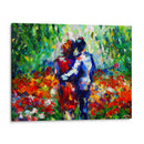 Lovers Road - Color Strokes | Cuadro decorativo de Canvas Lab