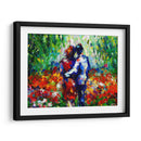 Lovers Road - Color Strokes | Cuadro decorativo de Canvas Lab