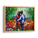 Lovers Road - Color Strokes | Cuadro decorativo de Canvas Lab