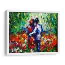 Lovers Road - Color Strokes | Cuadro decorativo de Canvas Lab