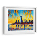 Horizonte de Nueva York - Color Strokes | Cuadro decorativo de Canvas Lab