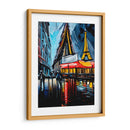 Paris de Noche 2 - Color Strokes | Cuadro decorativo de Canvas Lab