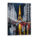Paris de Noche - Color Strokes | Cuadro decorativo de Canvas Lab