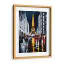 Paris de Noche - Color Strokes | Cuadro decorativo de Canvas Lab