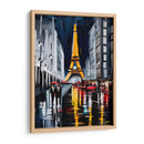 Paris de Noche - Color Strokes | Cuadro decorativo de Canvas Lab