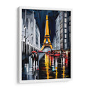 Paris de Noche - Color Strokes | Cuadro decorativo de Canvas Lab