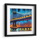 Puente de Manhattan - Color Strokes | Cuadro decorativo de Canvas Lab