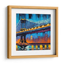Puente de Manhattan - Color Strokes | Cuadro decorativo de Canvas Lab