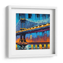Puente de Manhattan - Color Strokes | Cuadro decorativo de Canvas Lab