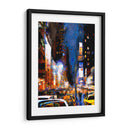 Times Square - Color Strokes | Cuadro decorativo de Canvas Lab