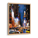 Times Square - Color Strokes | Cuadro decorativo de Canvas Lab
