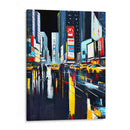 Times Square 2 - Color Strokes | Cuadro decorativo de Canvas Lab
