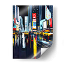 Times Square 2 - Color Strokes | Cuadro decorativo de Canvas Lab