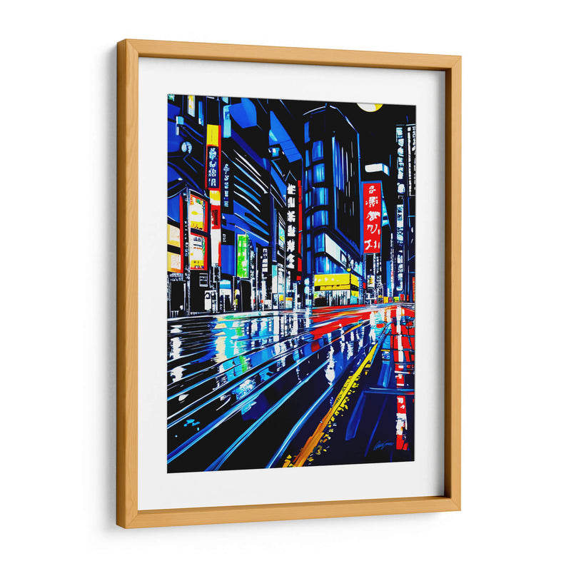 Tokyo - Color Strokes | Cuadro decorativo de Canvas Lab