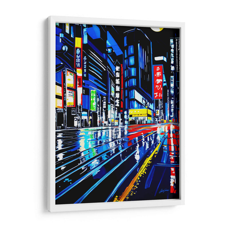Tokyo - Color Strokes | Cuadro decorativo de Canvas Lab
