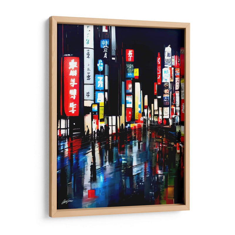 Tokyo 2 - Color Strokes | Cuadro decorativo de Canvas Lab