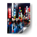 Tokyo 2 - Color Strokes | Cuadro decorativo de Canvas Lab