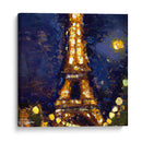 Torre Eiffel Zoom - Color Strokes | Cuadro decorativo de Canvas Lab