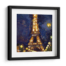 Torre Eiffel Zoom - Color Strokes | Cuadro decorativo de Canvas Lab
