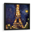Torre Eiffel Zoom - Color Strokes | Cuadro decorativo de Canvas Lab