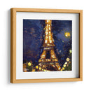 Torre Eiffel Zoom - Color Strokes | Cuadro decorativo de Canvas Lab