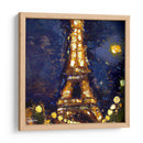 Torre Eiffel Zoom - Color Strokes | Cuadro decorativo de Canvas Lab
