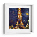 Torre Eiffel Zoom - Color Strokes | Cuadro decorativo de Canvas Lab
