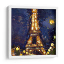 Torre Eiffel Zoom - Color Strokes | Cuadro decorativo de Canvas Lab