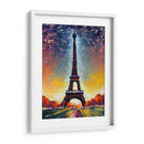 Torre Eiffel Paris - Color Strokes | Cuadro decorativo de Canvas Lab