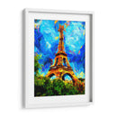 Torre Eiffel Zoom I - Color Strokes | Cuadro decorativo de Canvas Lab