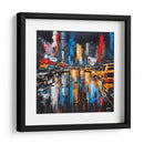 Trafico de Nueva York - Color Strokes | Cuadro decorativo de Canvas Lab