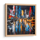 Trafico de Nueva York - Color Strokes | Cuadro decorativo de Canvas Lab