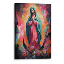 VIRGEN DE GUADALUPE ROSA Y ORO - Dav Madrid | Cuadro decorativo de Canvas Lab
