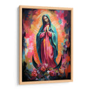VIRGEN DE GUADALUPE ROSA Y ORO - Dav Madrid | Cuadro decorativo de Canvas Lab