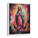 VIRGEN DE GUADALUPE ROSA Y ORO - Dav Madrid | Cuadro decorativo de Canvas Lab