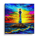 Faro vibrante  - Paltik Arte Digital | Cuadro decorativo de Canvas Lab