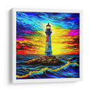 Faro vibrante  - Paltik Arte Digital | Cuadro decorativo de Canvas Lab