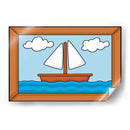 Pintura del barco de los Simpson - Dav Madrid | Cuadro decorativo de Canvas Lab